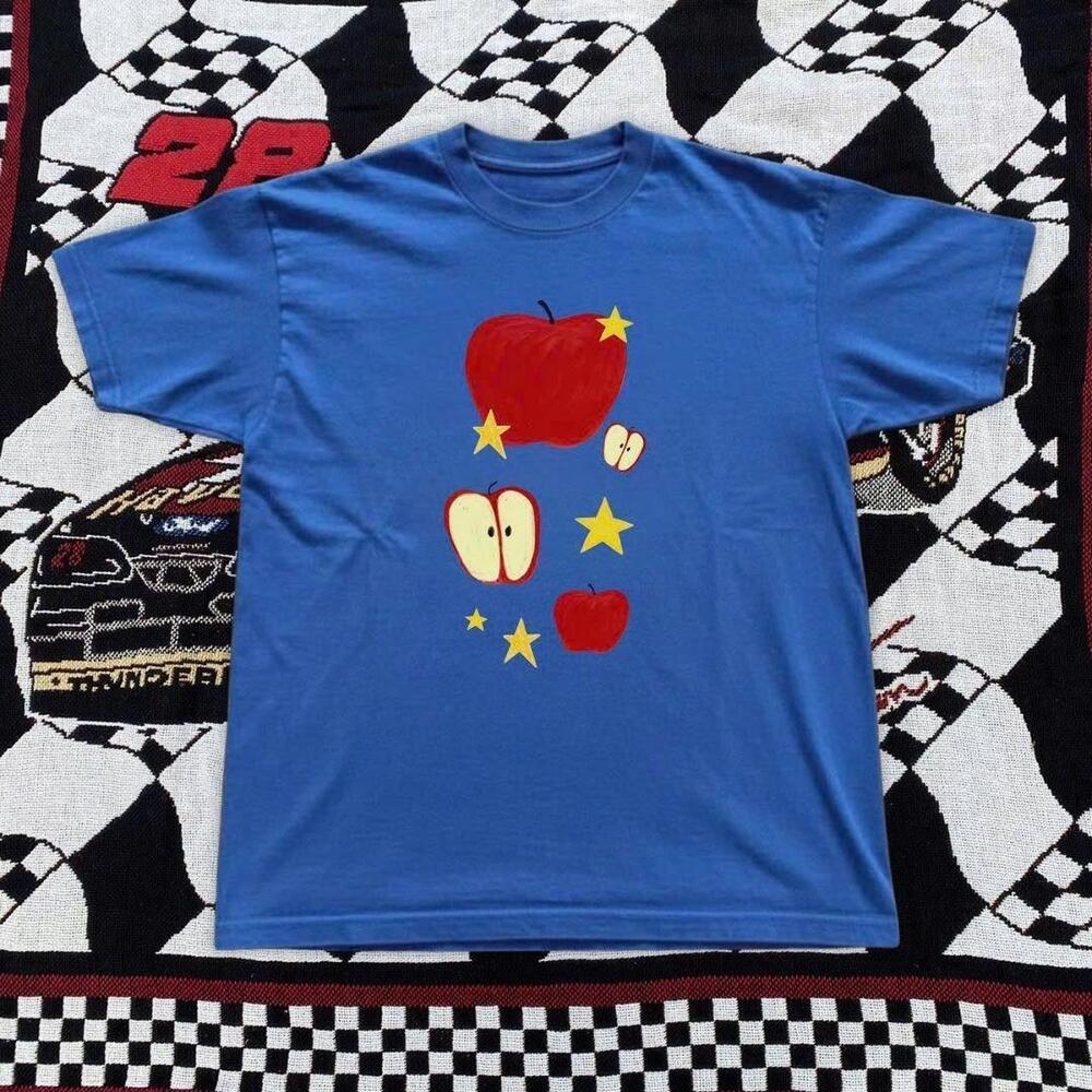 Blue Graphic Tee With A Fun Design Clothing